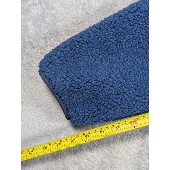 Alpine Design Mens Jacket Size Small Blue Sherpa Teddy Outdoor Camp Cabin Soft - Picture 13 of 15